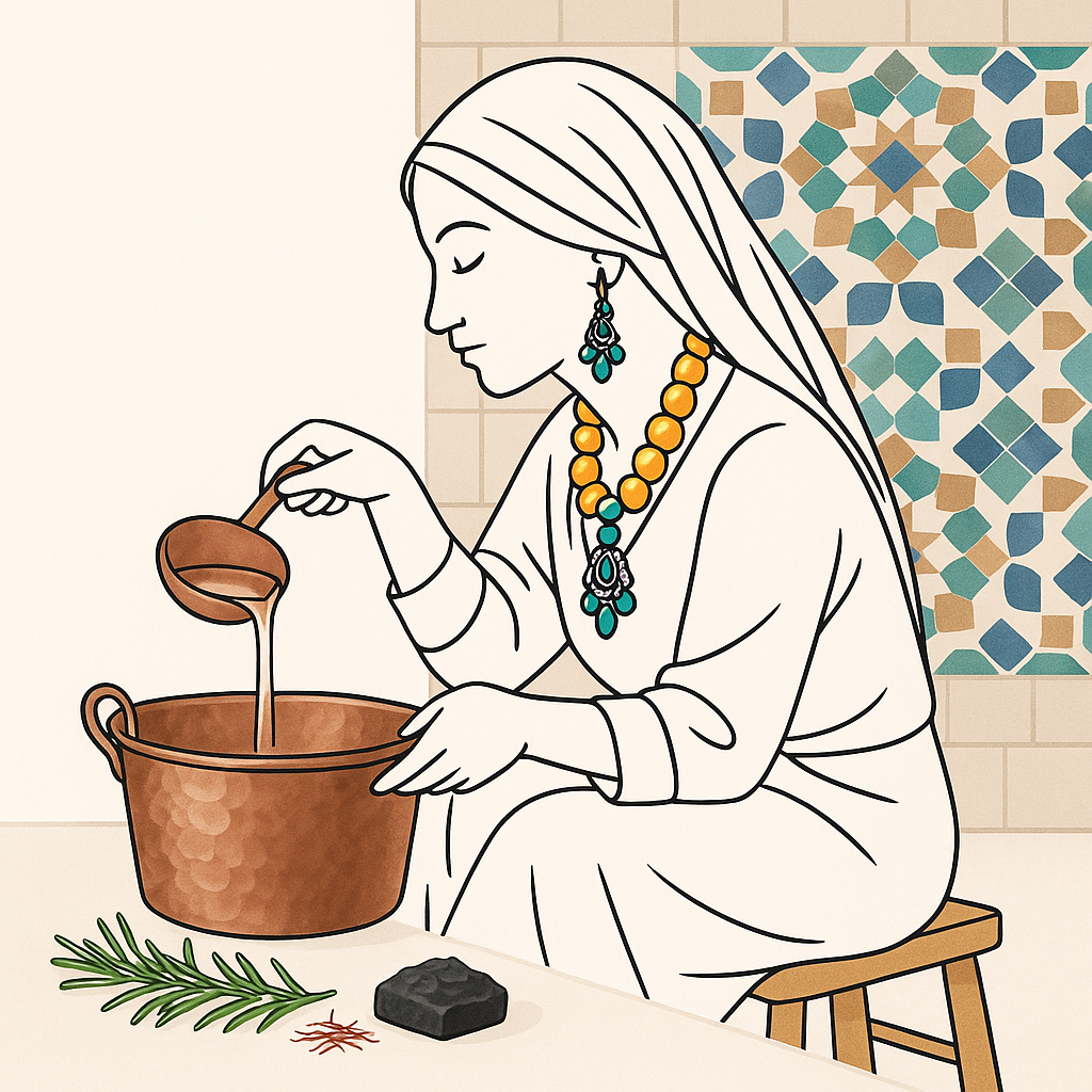 Sacred hammam ritual: purification and renewal