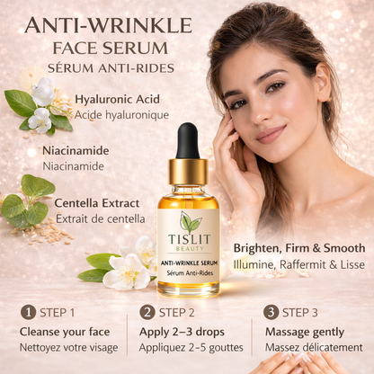 SÉRUM VISAGE ANTI-RIDES – élixir éclat & fermeté