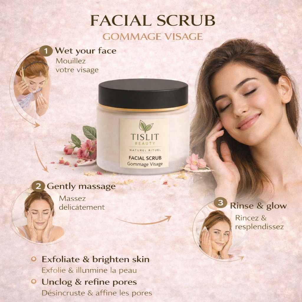 GOMMAGE VISAGE – exfoliation douceur & éclat