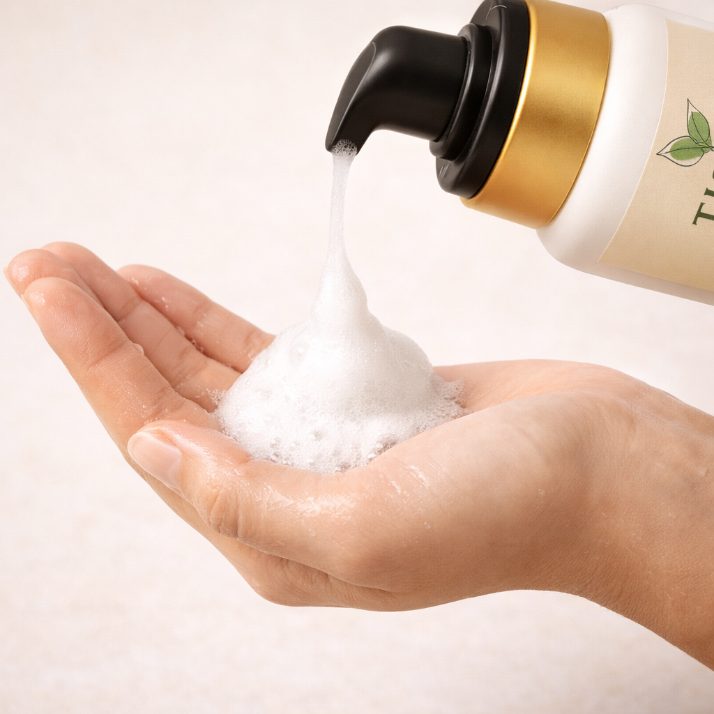 NETTOYANT VISAGE MOUSSANT – mousse purifiante douceur