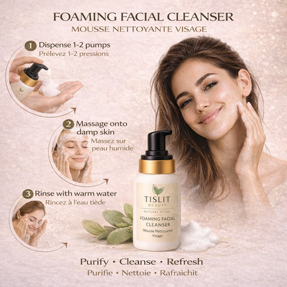 NETTOYANT VISAGE MOUSSANT – mousse purifiante douceur