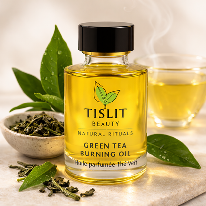HUILE PARFUMÉE AU THÉ VERT – parfum d’intérieur vivifiant