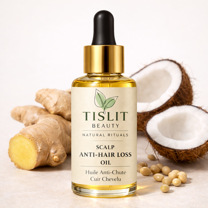 HUILE CAPILLAIRE ANTI-CHUTE – soin intensif cuir chevelu